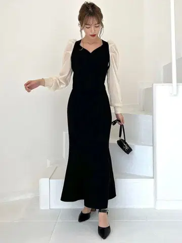 dazzlin 레이어드 2피스 원피스