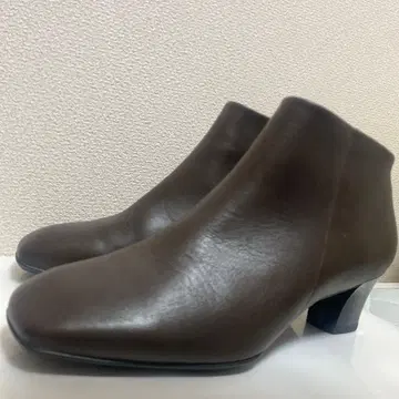 fitfit 부츠 신발 힐 다크 브라운