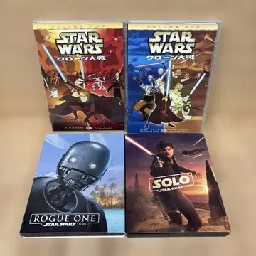 로그 원 한 솔로 클론 전쟁 애니메이션 스타 워즈 Blu-ray