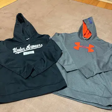 UNDER ARMOUR 언더아머 후드티 베이스볼 2장 세트