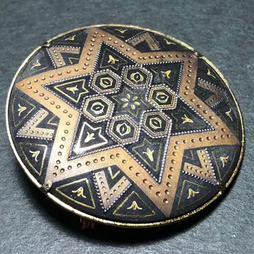 Damasquinados Suare 별 모양 브로치 다마스키나도 스페인산