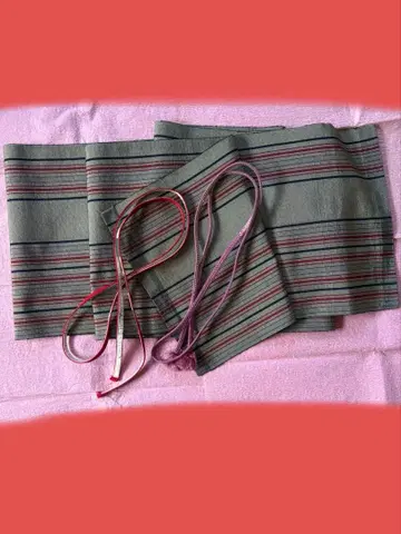 오비 니시진 비단 오비지메 일본 정통 의상 소품 쇼와 레트로