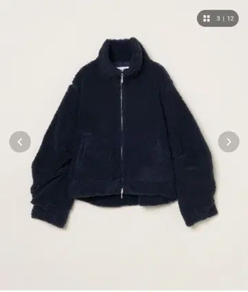 three dots 에코페르 보아 봄버 자켓