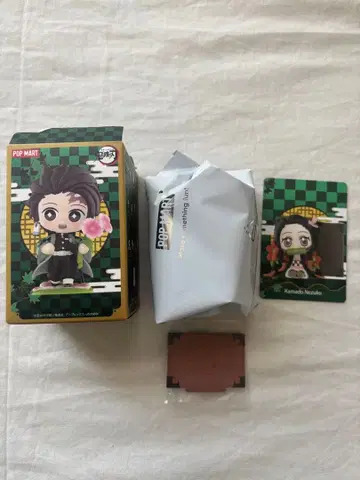 POP MART 카마도 네즈코 피규어 생일 꽃