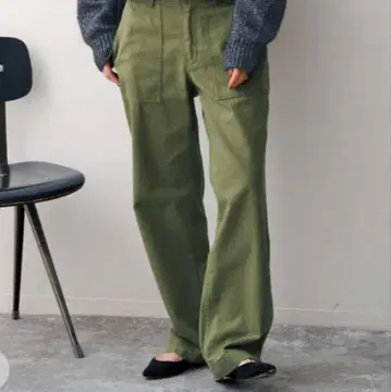 스픽 앤 스팬 루즈 베이커 팬츠 카키 38