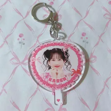 FRUITS ZIPPER 마츠모토 카렌 최애 부채 아크릴 키링