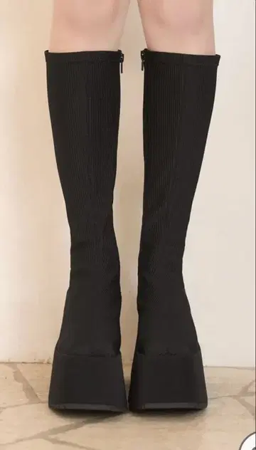 미셸 마카롱 12cm 롱부츠 금기