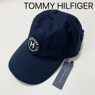 타미힐피거 캡 모자 로고 심플 여성용 네이비