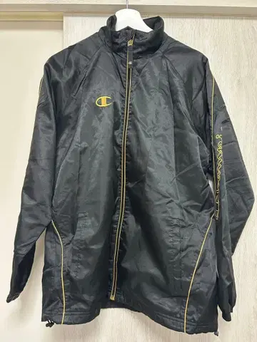 Champion 블랙 나일론 자켓 팬츠 세트