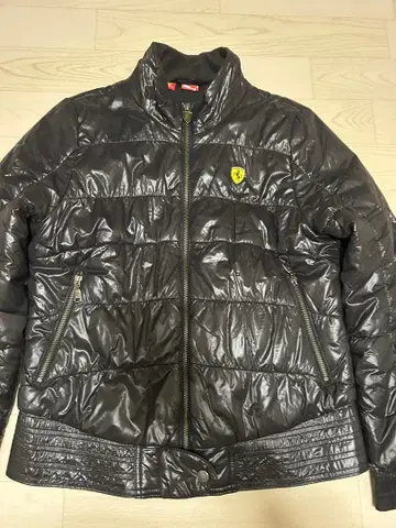 푸마 페라리 패딩 자켓 블랙 L