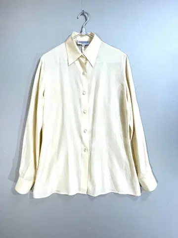 057 이탈리아제 PANCALDI&B 고급 실크 블라우스 42 M-L