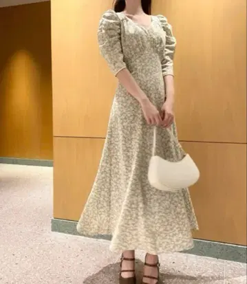 [ 중고 새상품급 ] SNIDEL 스나이델 바리에 프린트 원피스 0사이즈