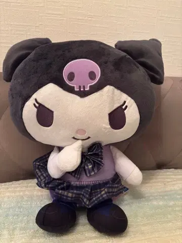 쿠로미 큐티뽀짝 스쿨 초 BIG 봉제 인형