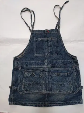 johnbull 젬블 에이프런 데님 원피스 스커트