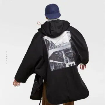 ZARA 자라 나일론 코트 판초