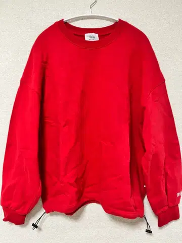 WETTEMPT 레드 스웨트 셔츠 Lsize