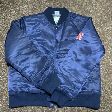 Champion 언그리드 네이비 바시티 자켓 M