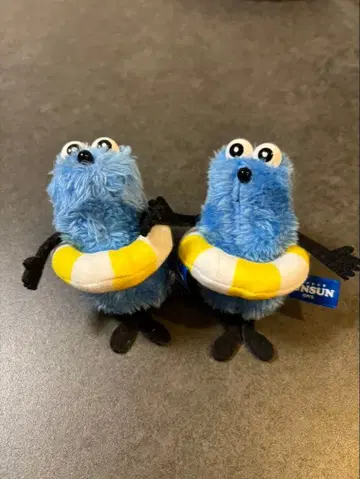 파란색 봉제 인형 튜브 포함 SUNSUN