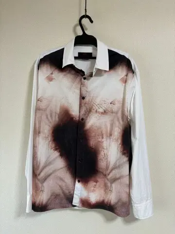 ZARA 워터컬러 프린트 셔츠 단종 L 사이즈