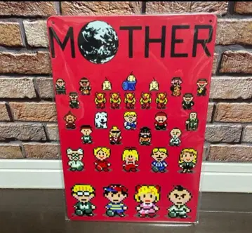 MOTHER2 어스바운드 메탈 사인 간판