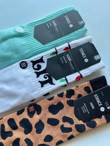 새상품 STANCE 스탠스 삭스 양말 3점 M