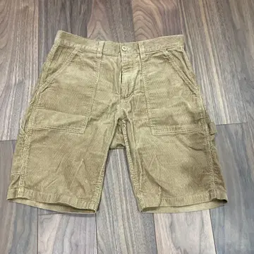 코듀로이 숏팬츠 베이지
