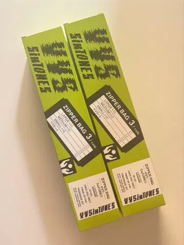 [ 새상품 ] SixTONES VVS 지퍼 백