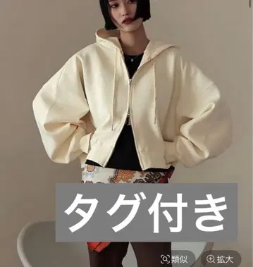 LOWRYSFARM 숏 ZIP 후디 후드티 맨투맨