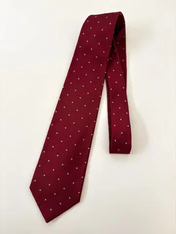 Brooks Brothers 넥타이 와인 레드 레드 도트 무늬