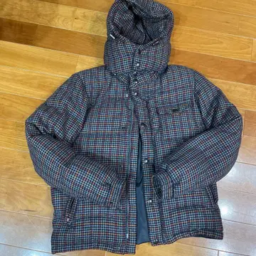 GREEN LABEL RELAXING 체크 무늬 다운 자켓