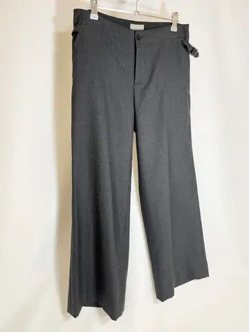 MARGARET HOWELL 핀스트라이프 와이드 팬츠