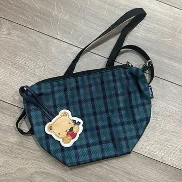 familiar 보트형 미니백 블루 계열 패밀리어 체크