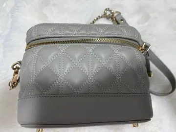 RANDA 그레이 퀼팅 숄더백