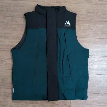 ELEMENT 다운 베스트 다크 그린/블랙