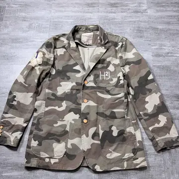 HYDROGEN 하이드로겐 테일러드 자켓 카모 패턴 카모플라주 L 자수