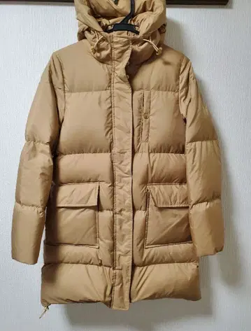 새상품급 SLOBE IENA 슬로브 이에나 후드 부착 베이지 다운 코트