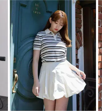 herlipto Bubble Cotton Mini Skirt