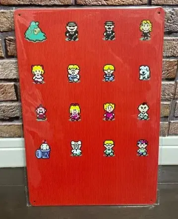 MOTHER2 어스바운드 메탈 사인 간판