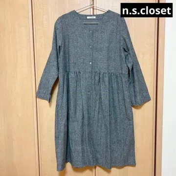 n.s.closet 원피스 긴팔 그레이 프리 사이즈