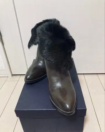 가격 인하 SARTORE 사토레 38 숏부츠 보아 포함 다크 브라운