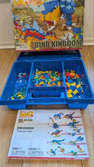 라큐 LaQ DINO KINGDOM 980피스+BASIC 201피스 외
