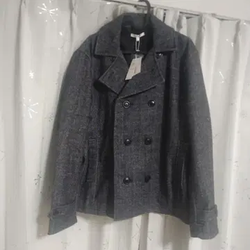 HERRINGBORN 피 코트 LL 사이즈 (트위드풍)