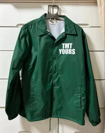TMT YOURS BIG 3 나일론 자켓 그린 사이즈 L 거의 미사용