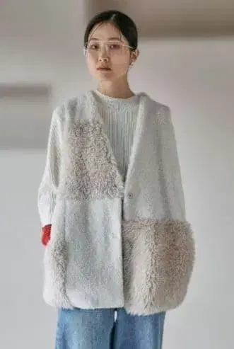 새상품: LEPSIM 모듬 퍼 베스트