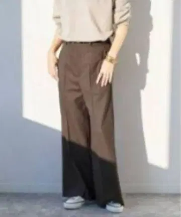 Plage 스트레치 센터 프레스 팬츠 34