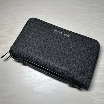 미사용 MICHEL KORS 마이클코어스 오거나이저 장지갑 MK 패턴