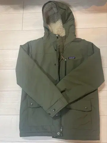 patagonia 후드 부착 인형 자켓 점퍼 블루종