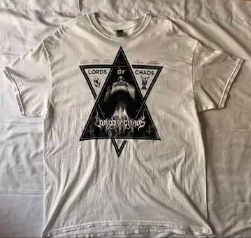 로드 오브 카오스 영화 T셔츠 XL MAYHEM 블랙 메탈