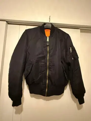 MA-1 플라이트 자켓 리버서블 네이비/오렌지