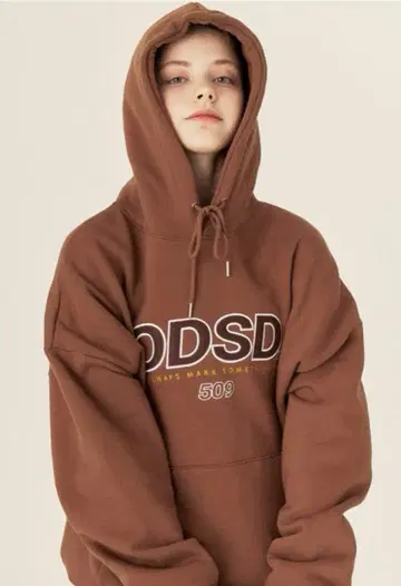 ODD STUDIO 후드티 브라운 사이즈 1